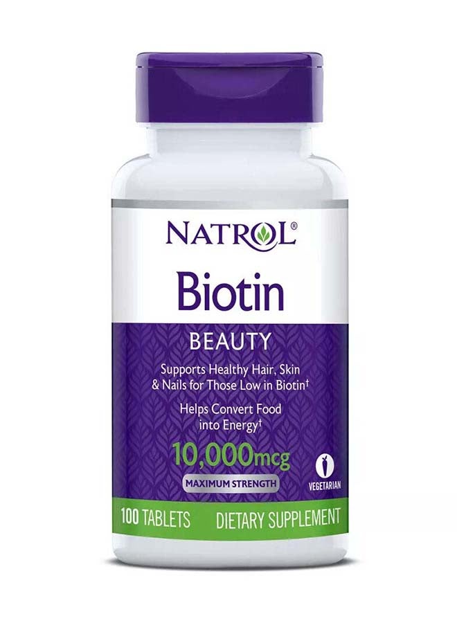 Natrol Biotin Beauty 100 Tablets - Image 1